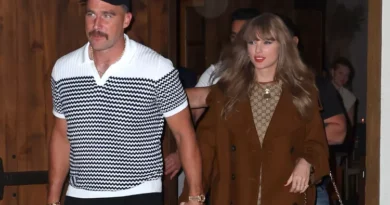 Taylor Swift Steps Out in Chic Gucci Mini Dress for Date Night with Travis Kelce in New York City