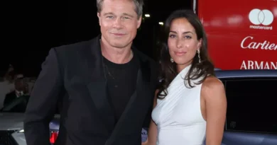 Brad Pitt and Girlfriend Ines de Ramon Go Red Carpet Official at Wolfs Premiere