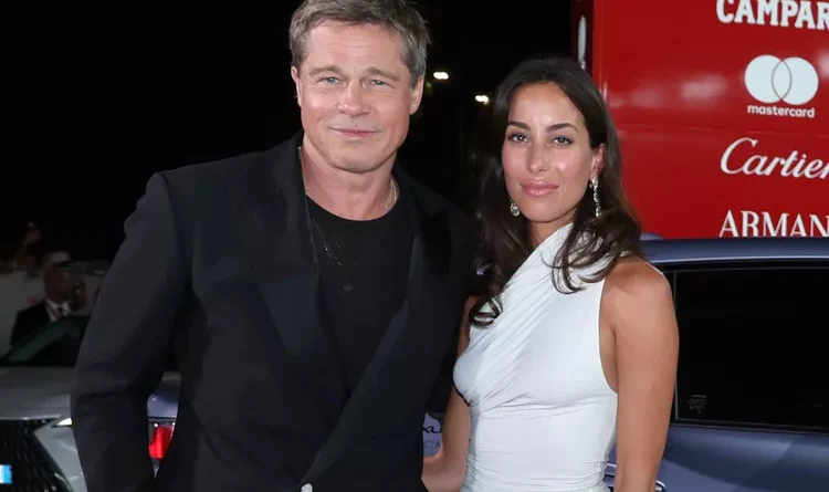 Brad Pitt and Girlfriend Ines de Ramon Go Red Carpet Official at Wolfs Premiere